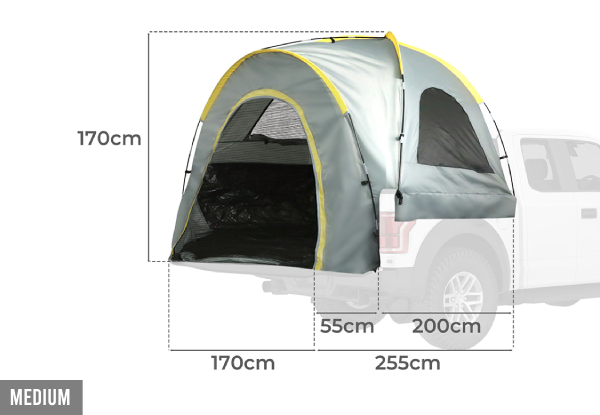 Mountview Camping Truck Tent - Three Sizes Available