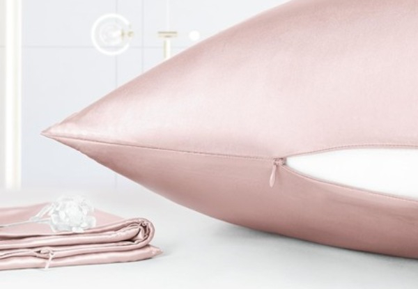 Mulberry Silk Pillowcase with Zipper - Four Colours Available