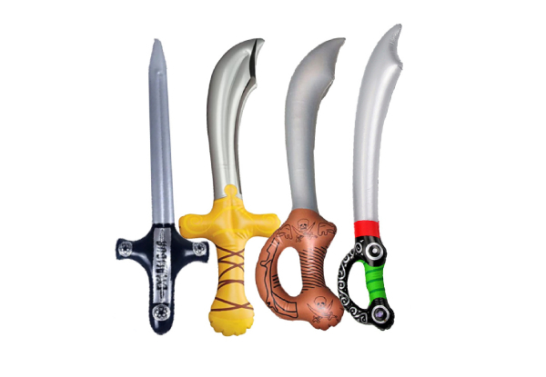 Two-Pack Inflatable Swords - Four Styles Available & Option for Four-Pack