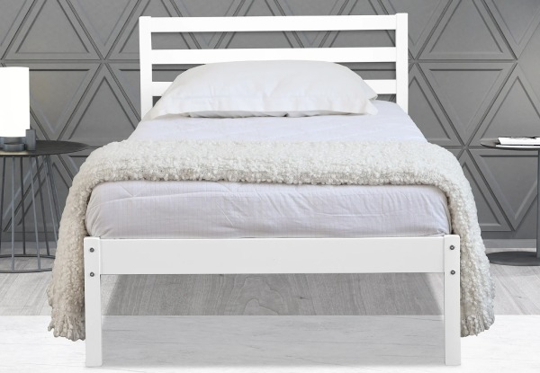 Atlas Wooden Bed Frame - Four Sizes Available