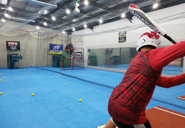 Indoor Baseball or Softball Batting & Pitching Indoor Training Facility - 30-Minute & One-Hour Options Available
