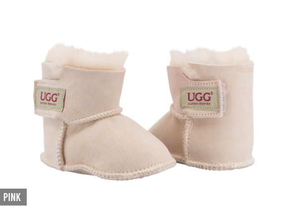Auzland Classic 'Baby' Australian Sheepskin Baby UGG Boots - Four Colours & Four Sizes Available