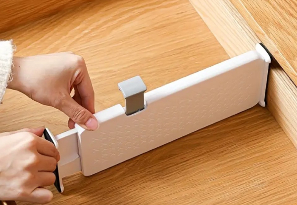Four-Pack Telescopic Drawer Dividers - Available in Two Sizes