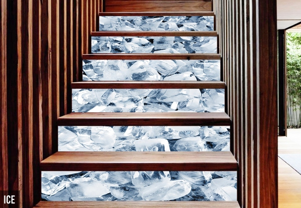 Staircase Vinyl Decals - Six Designs Available with Free Delivery