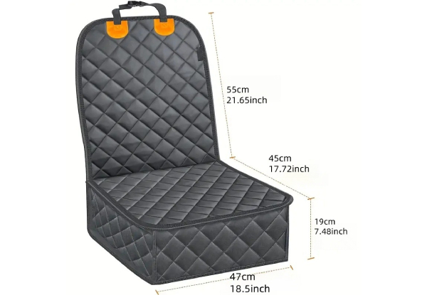 Pet Water-Resistant Front Car Seat Cover