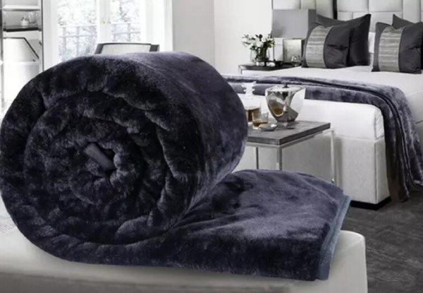 Soft Faux Mink Throws - Eight Colours Available