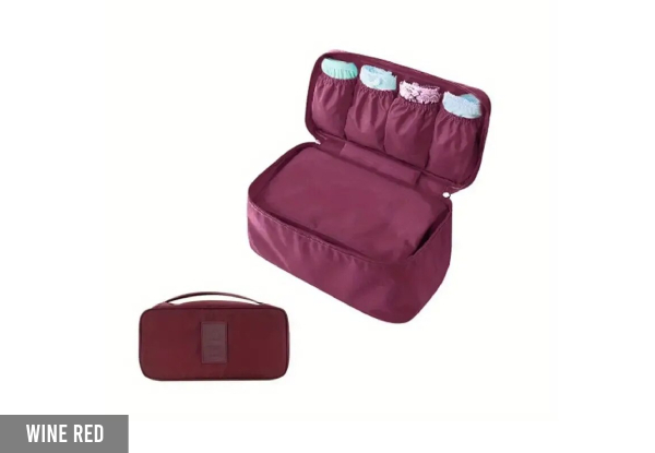 Lightweight Underwear Travel Storage Bag - Available in Six Colours