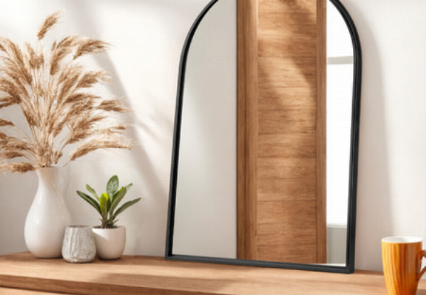 Bathroom Arch Wall Vanity Mirror - Two Colours Available