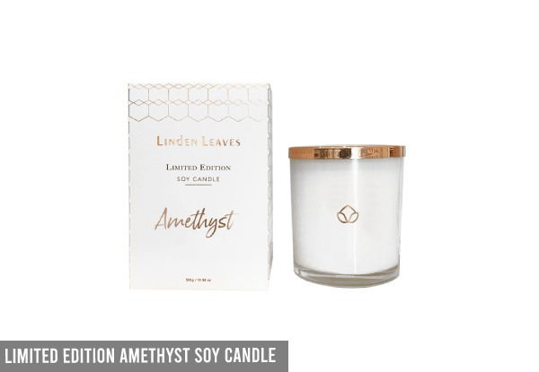 Linden Leaves Soy Candle - Three Options Available