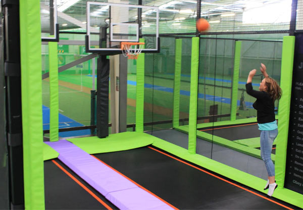 60-Minute Tramp Park Entry incl. Non-Slip Socks - Option for up to Four People
