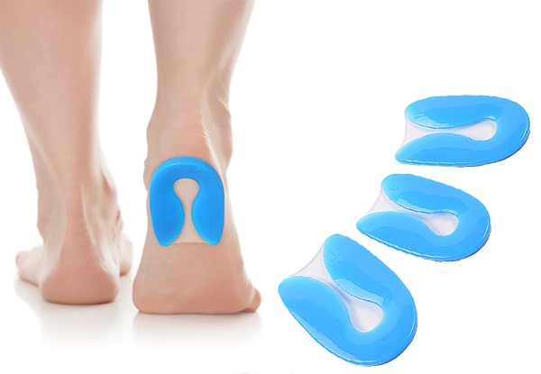 U-Shaped Heel Silicone Gel Pad - Three Sizes Available