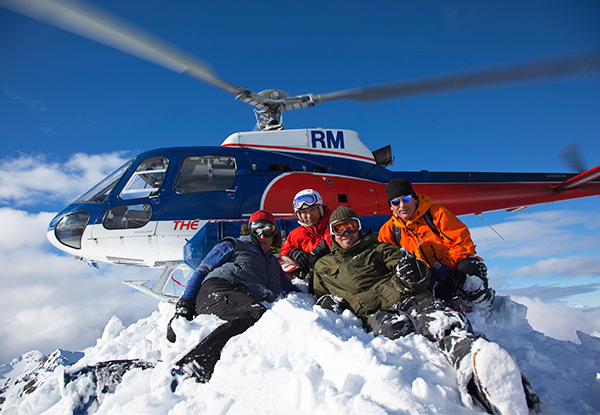 Per-Person Seven-Day New Zealand’s Ultimate Heli-Ski Tour Across Three Different Mountain Ranges incl. Accommodation, All Transfers, Breakfast, Guides & More - Options for Shared & Private Accommodation Available