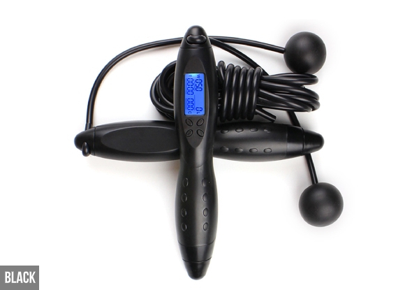 Electronic Counting Skipping Rope - Three Colours Available with Free Delivery