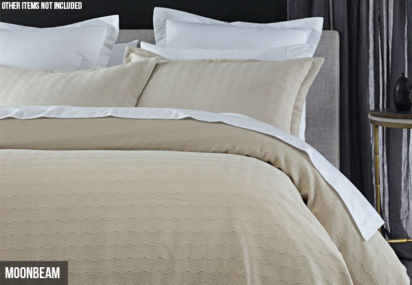 Canningvale Mille Coverlet Set with Free Nationwide Delivery - Two Colours Available