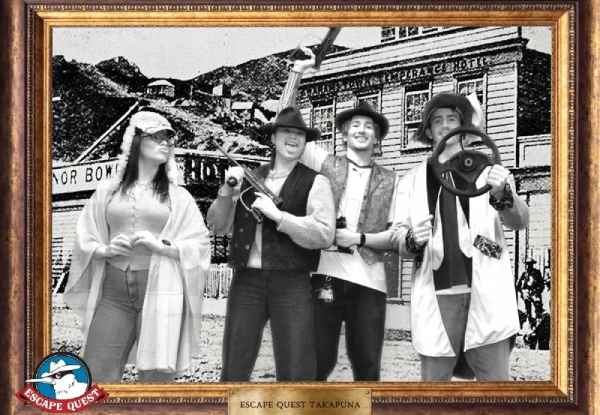 Gold Heist in the Gold Rush Escape Room, Takapuna from $98 for Two People