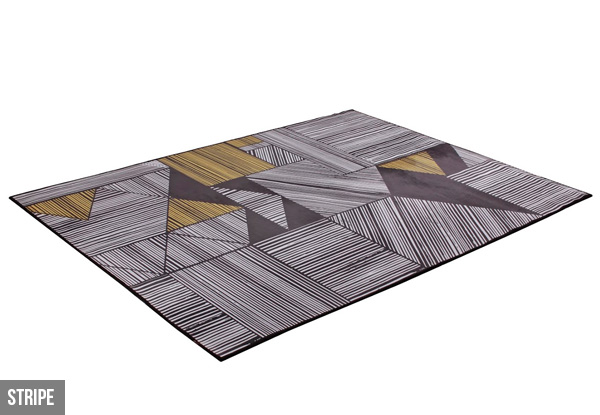 120 x 160cm Soft Flannel Area Rug - Four Styles Available
