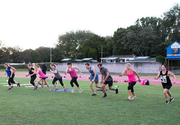 Five-Weeks of Unlimited Outdoor Group Fitness Bootcamp Sessions - Christchurch Location