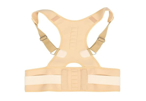 Adjustable Posture Corrector Magnetic Back Support Belt - Two Colours & Siz Sizes Available