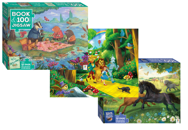 100-Piece Jigsaw Puzzle & Book Range - Three Options Available with Free Delivery