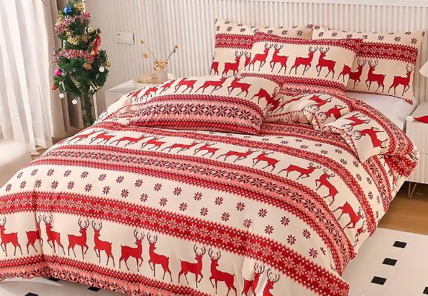 Christmas Duvet Cover Set - Available in Two Styles & Three Sizes