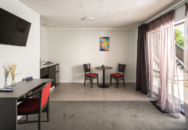 One-Night Christchurch Stay for Two People in a One-Bedroom Apartment with Late Check-Out