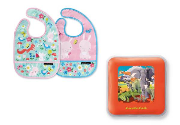 Crocodile Creek Children's Pouches, Food Jar & Ice Pack Range - Six Options Available