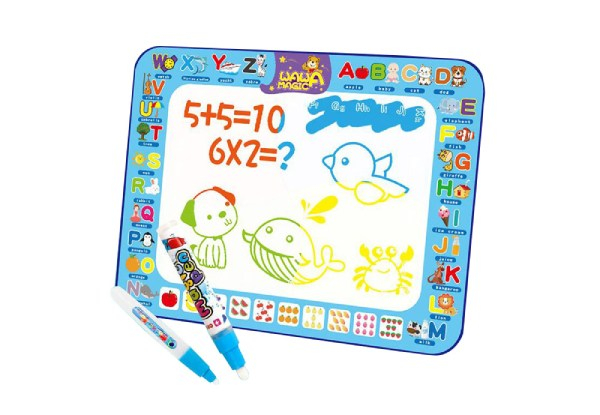 22 Piece Kids Water Magic Drawing Mat Set - Option for Two