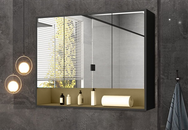 Bathroom Mirror Cabinet with LED Lights