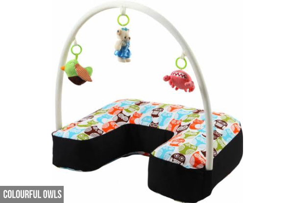 Skep Nursing Pillow with Toy Bar - Four Designs Available