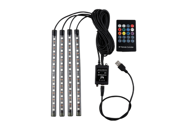 Interior Car LED Light Strips - Option for Two Available