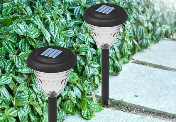 Solar Lawn Garden Light - Available in Two Colours & Option for Two-Pack