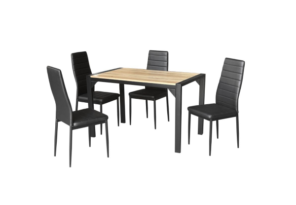 Kariba Dining Table with Four Chairs - Option for Six Chairs