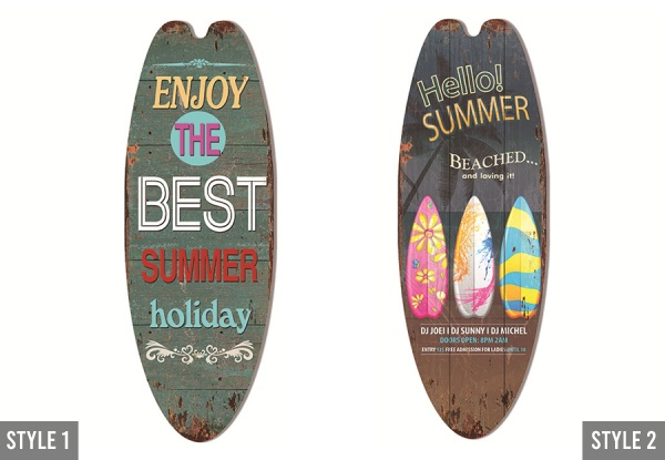 Beach Ocean Surfboard Miniboard Decor - 10 Styles Available