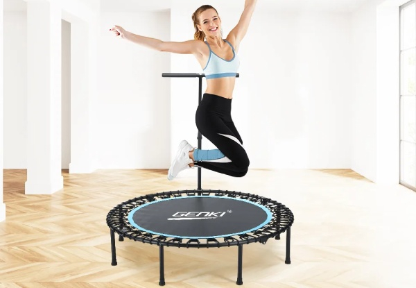 Genki Indoor Mini Trampoline Exercise Foldable Rebounder - Two Sizes Available