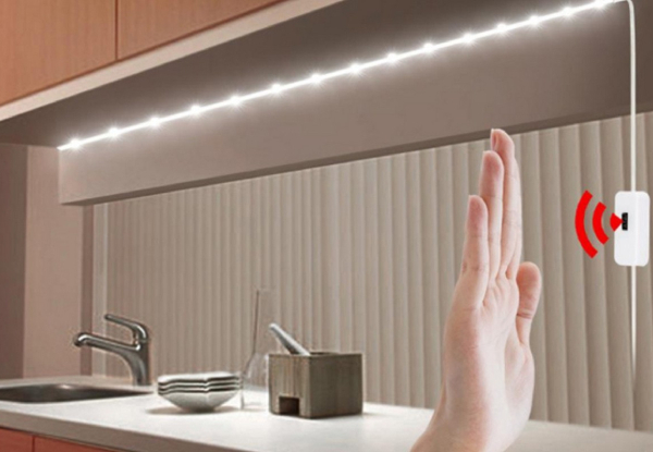 5m Motion Sensor Hand Scan LED Strip Lights - Two Colours Available & Option for Two Sets