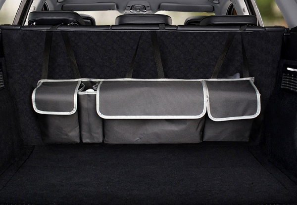 Water-Resistant Car Back Seat Storage Bag