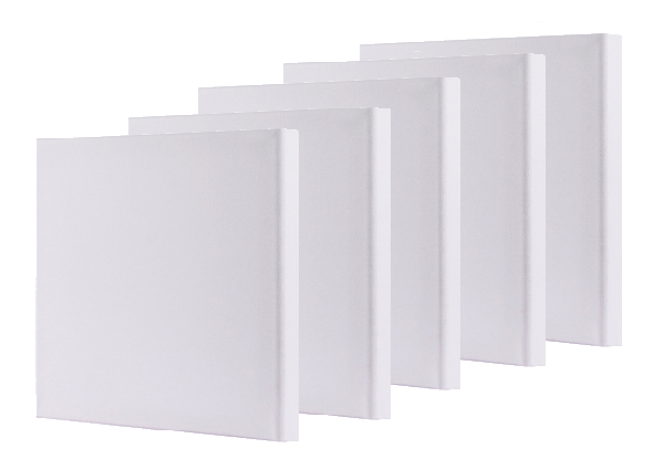 Five-Pack of Blank Stretched Canvases - Seven Sizes Available