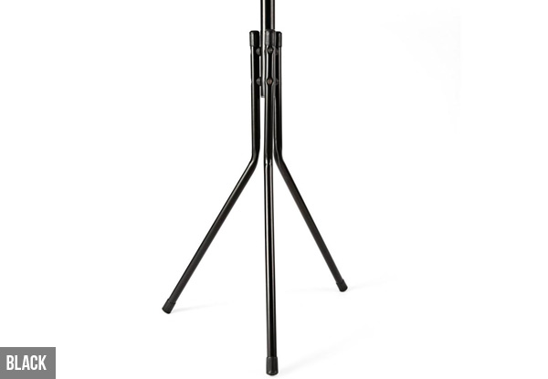 12 Hook Metal Hat & Coat Stand - Two Colours Available