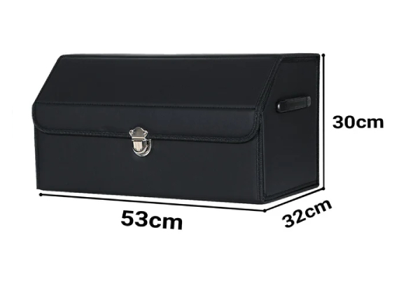 SOGA Car Boot Organiser Box with Medium Lock