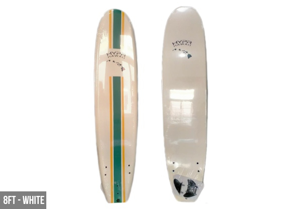 2021 Design Hypr Hawaii Deluxe Soft Top Surfboard Range - Four Sizes Available