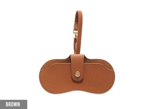 Two-Pack PU Leather Glasses Case - Available in Five Colours