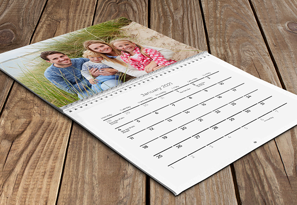 A4 Flip Wall Calendar incl. Nationwide Delivery - Options for a Large Desk Calendar & for up to Ten A4 Calendars