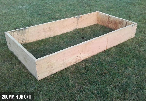 Macrocarpa Raised Garden Bed - Four Sizes Available
