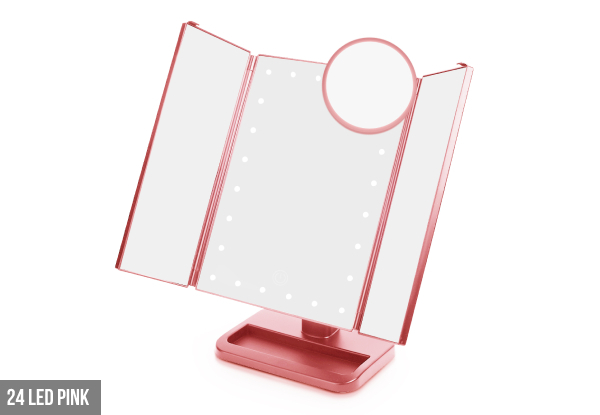 LED Tabletop Makeup Mirror Range - Five Options Available