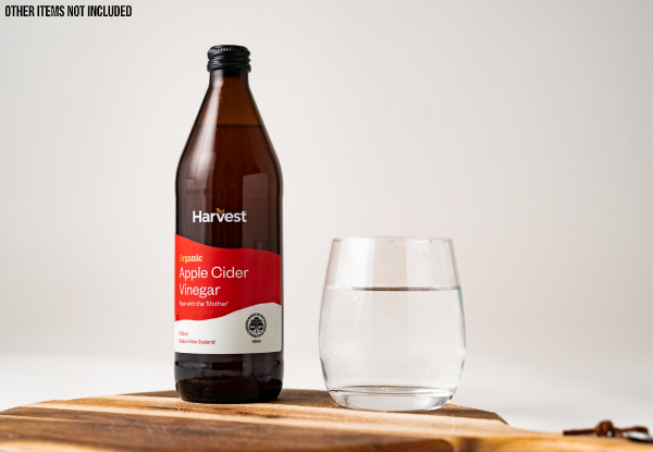 Two-Pack of Harvest Organic NZ Apple Cider Vinegar 500ml