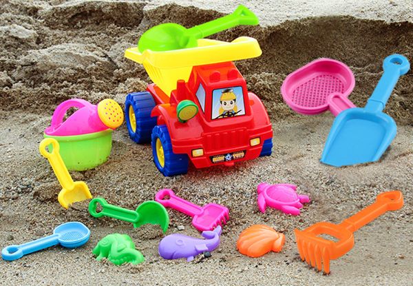 14-Piece Sand Toy Set - Option for Two Sets Available