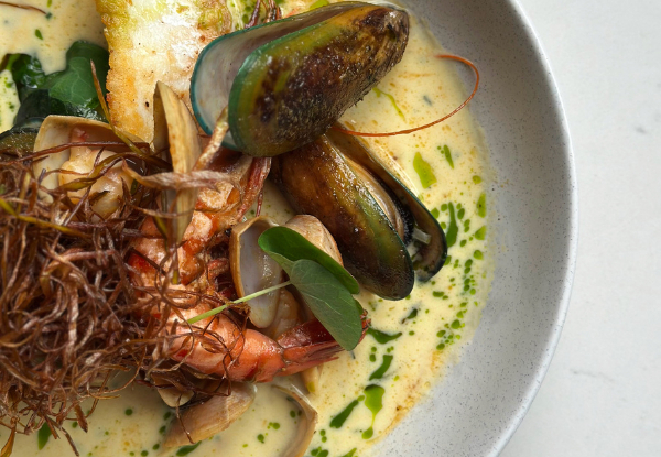 Indulgent Degustation Menu Tasting for One Person Perfectly Paired with New Zealand-Made Whiskies at Cooke's Restaurant - Options for up to Four People - Valid Saturday 26th July 2025 Only