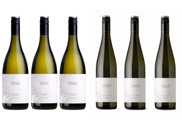 Six Bottles of Catalina Sounds Wines - Sauvignon Blanc & Pinot Gris