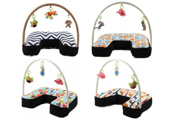 Skep Nursing Pillow with Toy Bar - Four Designs Available