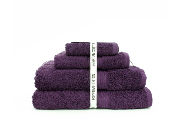 Canningvale Egyptian Royale Four-Piece Bath Towel Set - Three Colours with Free Delivery